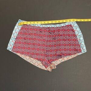 Victoria's Secret Red and Blue Geometric boxer short